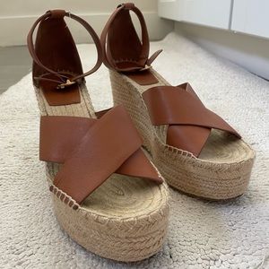 Tory Burch Selby Wedge Espadrille 8.5